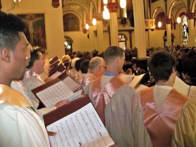 The choir at Blessed Mother Teresa Parish led by Sheldon Lee will perform with guest vocalists and a 12-piece orchestra at the 4 p.m. Christmas Eve Mass.